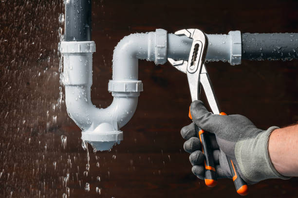Professional Drain Cleaning technician working in Hooker, OK